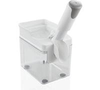 Leifheit Dénoyauteur à cerises Cherrymat 3.0, facile à nettoyer, récipient collecteur, Blanc
