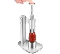 Dénoyauteur pour dattes rouges | Dénoyauteur de dattes rouges en acier inoxydable | Dénoyauteur de fruits à ressort - 18,5 x 9,4 x 6,8 cm - En acier inoxydable 304