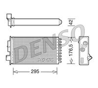 DENSO Échangeur Thermique Chauffage Intérieur Aluminium Plastique DRR12022
