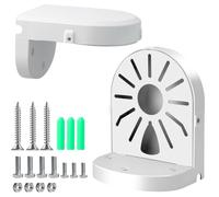 dentedeleao Support Camera Mural, Support pour Caméra Dome, Dôme Caméra Support de Montage en Alliage, Universel Support de Fixation Murale pour Caméra Dôme, Blanc