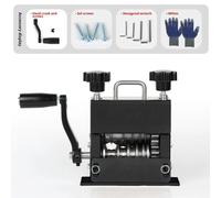 Dénudeur de câbles et de fils - À main et à fixation sur perceuse - 6 canaux - 5 lames - Câbles en cuivre de 3 à 17 mm - Acier allié et plastique - Pour le recyclage - Noir
