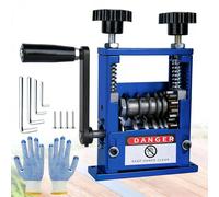 Dénudeur de câbles manuel - Pince à dénuder - 6 canaux, 5 lames - Pour câbles de 0,3 à 1,7 cm - Outil portable pour le recyclage des câbles en cuivre - Bleu foncé
