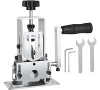 Dénudeur de fil portable pour la maison Dénudeur manuel de câble 1-25mm Machine à dénuder électrique avec support à manivelle Utiliser avec une perceuse électrique manuelle