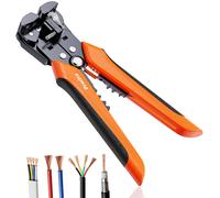 Dénudeur de fils automatique 3-en-1, de 0,2 à 6 mm², avec poignée en TPR