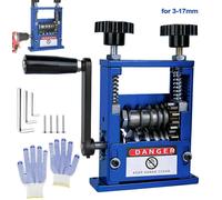 Dénudeuse de câbles - Machine manuelle ou électrique pour le dénudage de câbles - 3 à 17 mm - Livrée avec un tournevis hexagonal - Pour le recyclage de câbles en cuivre - Couleur : bleu