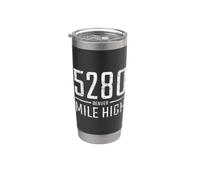 DENVER, COLORADO, 5280 MILES D'ALTITUDE Gobelet isotherme en acier inoxydable double paroi