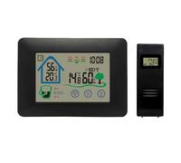 Denver WS-520 Station météo sans fil, température intérieure/extérieure, humidité, prévisions, horloge RCC, capteur extérieur
