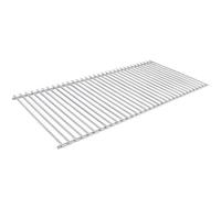 DEOS Grille Barbecue Acier Inox 65x33cm - Conception Modulaire Ajustable - AISI 304 Européen - Diamètre 7+5mm - Compatible Grille Pain Inox/Bases de Soutien - Idéal Pour Grills et Combinaisons