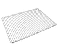 DEOS Grille de cuisson réglable en acier inoxydable 65–90 × 45 cm sans poignées en bois