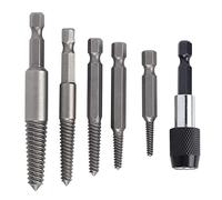 Deosdum Ensemble D'Extracteur de Vis sans Tête, Extracteur de Dents Fines | Acier Rapide, Forte Résistance à L'usure, pour Boulons en Acier Inoxydable de qualité 8,8-12,9, avec Extracteur de Poteau