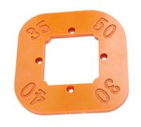 Deosdum Gabarit de Rayon D'angle Rond pour le Travail du Bois, pour Table | Panneau en Plastique Technique Haute Résistance, Système de Positionnement pour une Courbure Précise, Compatible avec le