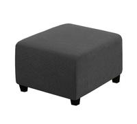 Deosdum Housse de Repose-pieds Extensible pour Pouf de 13 à 17 Pouces, (S | Tissu en Polyester, Lavable en Machine, S'adapte aux Canapés à Siège Bas, Protège des Animaux Domestiques et de la poussière.