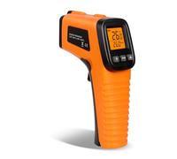 DEPAR Thermometre Laser,Thermometre Infrarouge -50 ° C-550 ° C,LCD Afficher Le Thermomètre à Paramètre Réglable (Pas Adapté aux Personnes), Thermomètre Laser Cuisine,pour La Cuisson