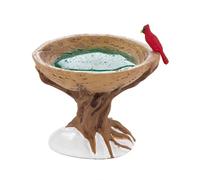 département 56 Snow Village Woodland Accessoire de Bain d'oiseau # 4033840