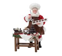 Department 56 Possible Dreams Ensemble de figurines Bon Appetit Père Noël le chocolatier Multicolore 27,9 cm