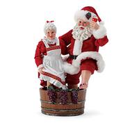 Department 56 Possible Dreams Figurine de Noël Motif Père Noël et Mme Noël Multicolore 26,7 cm