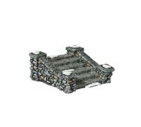 Department 56 Village Limestone Steps Accessoire d'escalier Gris Blanc 8,4 x 3,6 x 8,4 cm