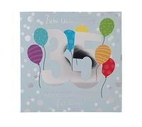 Depesche 11515-037 Carte d'anniversaire 35 ans avec texte original et enveloppe incluse Format 15,5 x 15,5 cm