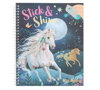 DEPESCHE 12471 MISS MELODY-LIVRE DE COLORIAGE STICK & SHINE, 24 PAGES