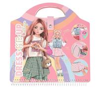 Depesche 13574 TOPModel - Livre de Stickers Dress Me Up avec 20 Pages de Motifs de Ballerines pré-imprimés à réaliser soi-même, Papier de création et 5 Feuilles de Stickers Inclus