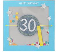 Depesche 13593.02 Paper Love Carte de vœux d'anniversaire pliante avec inscription assortie et designs colorés, sans texte à l'intérieur, carte pliante avec enveloppe