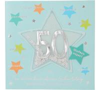 Depesche 13593.04 Paper Love Carte de vœux d'anniversaire pliante avec inscription assortie et designs colorés, sans texte à l'intérieur, carte pliante avec enveloppe