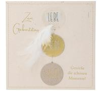 Depesche 13593.35 Paper Love Carte de vœux d'anniversaire pliante avec inscription assortie et designs colorés, sans texte à l'intérieur, carte pliante avec enveloppe