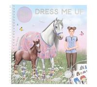 Depesche 13743 Miss Melody - Livre d'autocollants Dress Me Up avec 24 Pages de Motifs de Chevaux à décorer, avec 11 Pages d'autocollants d'accessoires