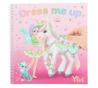 Depesche 13749 Ylvi Dress Me Up - Livre d'autocollants avec 24 Pages de Motifs de Licorne à décorer, y Compris 11 Feuilles d'autocollants