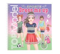 Depesche 13808 TOPModel Dress Me Up - Livre d'autocollants Sports, avec 24 Pages de Motifs de modèles Sportifs à réaliser soi-même, y Compris 11 Feuilles d'autocollants