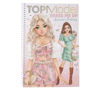Depesche 13833 TOPModel Summer Feeling - Livre d'autocollants Dress Me Up avec 24 Pages de Motifs de modèles à décorer, y Compris 7 Pages d'autocollants d'accessoires