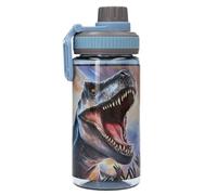 Dino World + Action 0413989 Gourde Utilisation Quotidienne 500 Ml Silicone, Polypropylène (Pp), Tritan, Acier Inoxydable Multicolore