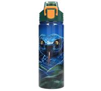 Depesche 13990 Adventure World - Gourde en Acier Inoxydable en Bleu et Vert, avec Motif de Serpent, Bouchon pour Boire et poignée, capacité d'environ 600 ML