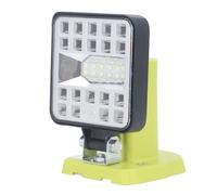 Depisuta Lampe de Travail Portative à DEL, Alimentée par Batterie | Projecteur LED 1800lm, 29 LED, pour Ryobi P189 P190 PBP002 PBP003 RB18L50 BPL1820 18V 14.4V, une Batterie au Lithium