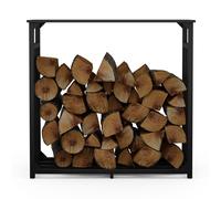 Dépôt de bois Valdivian | 1,5 mètre cube | stable | acier | housse de pluie | sac de transport