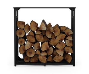 Dépôt de bois Valdivian | 1,5 mètre cube | stable | acier | housse de pluie | sac de transport