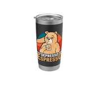 Depresso Espresso Cafetière Barista Cappuccino Espresso Gobelet isotherme en acier inoxydable double paroi