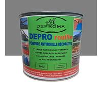 DEPROMA | Peintures glycéro | fer antirouille métaux | 500g | Protection contre la rouille | peinture ferronerie - Gris Clair - RAL 7037…