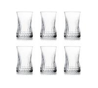 Der-Porzellan-Laden by Pasabahce Elysia Lot de 6 verres à thé, en cristal, 170 ml, passent au lave-vaisselle