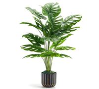 Der Rose Plantes Artificielles Interieur Monstera en Pot,71cm Fausse Plante Idéal pour la Décoration de Salon, Chambre, Bureau et Jardin（1 Pot）