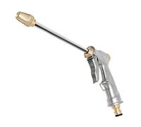 DERASL Pistolet d'arrosage métal Pistolet Arrosoir,Pulvérisateur de Jardin à haute pression,bouton de contrôle de débit facile - Métal 100% - pour Lavage de Voiture, Arrosage de Jardin/Pelouse