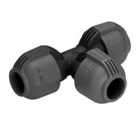 Gardena Raccord en T pour tuyau de pose 25 mm, montage sans outils (2771-20)