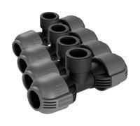 Dérivation en T Femelle de Gardena : raccord pour purgeur Automatique, Filetage Femelle 25 mm x 3/4 Pouce, Technologie de raccordement Quick&Easy, Joint fileté Auto-étanchéifiant (2790-20) (Lot de 4)