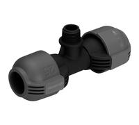 Pièce en T GARDENA système Sprinkler 02786-20 25 mm (1/2) (filet. Ext.)