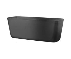 DEROMA Jardinière Origin - 49,5x19 cm - 12 L - Anthracite