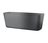 DEROMA Jardinière Origin - 49,5x19 cm - 12 L - Grigio