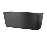 DEROMA Jardinière Origin - 59x22,6 cm - 18 L - Anthracite