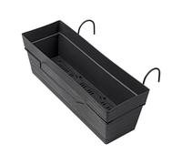 DEROMA Kit Jardinière Save R Anthracite à réserve d'eau 49cm