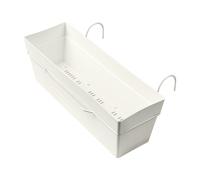 DEROMA Kit Jardinière Save R Bianco à réserve d'eau 49cm