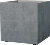 Deroma Pot cube MILLENNIUM 49 x 49 cm, gris clair